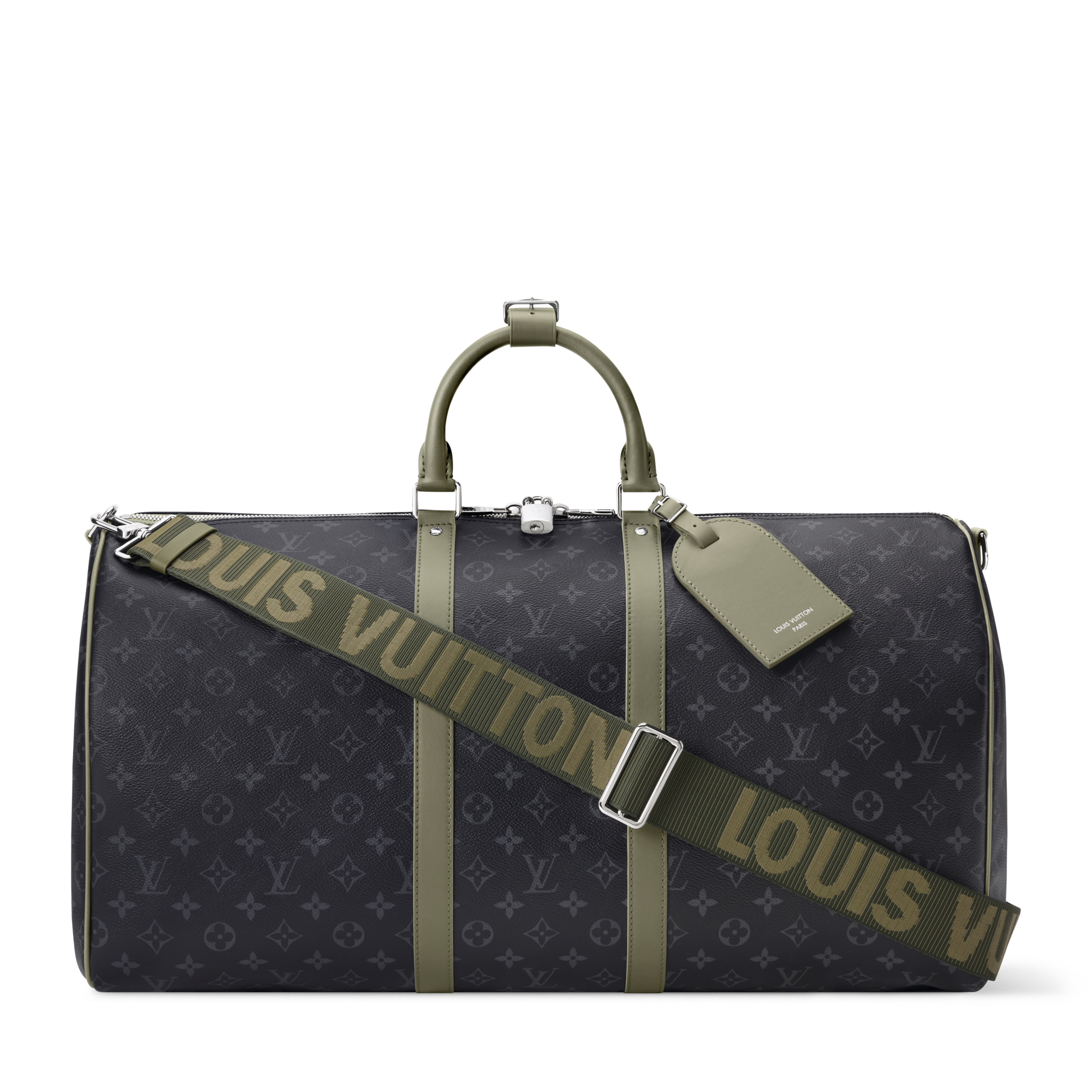 Keepall Bandoulière 45 Monogram Eclipse Canvas - Travel Bags and
